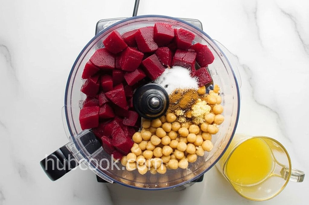 Easy Beet Hummus