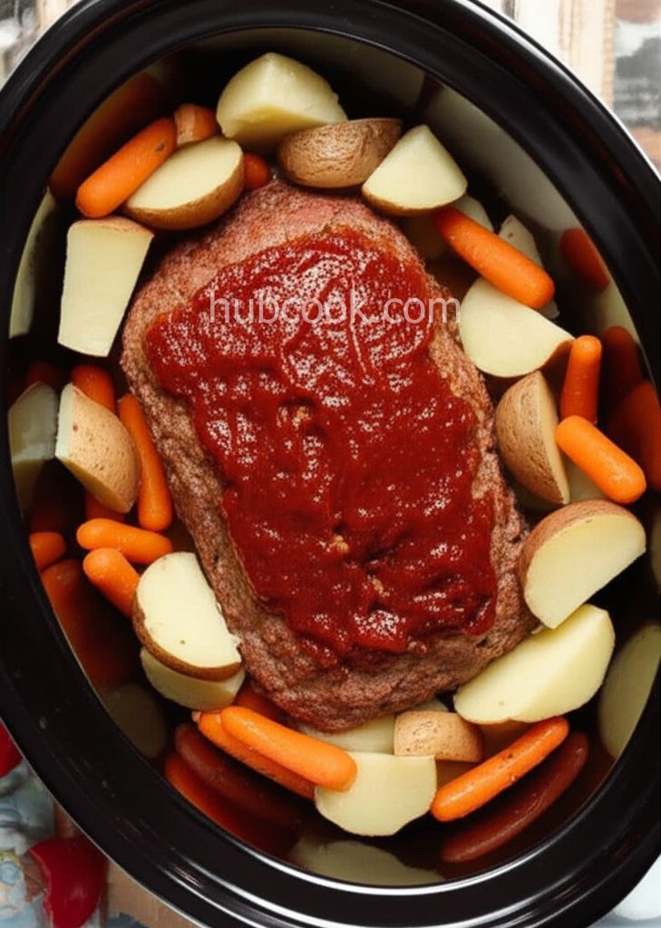 Flavorized Slow Cooker Meatloaf