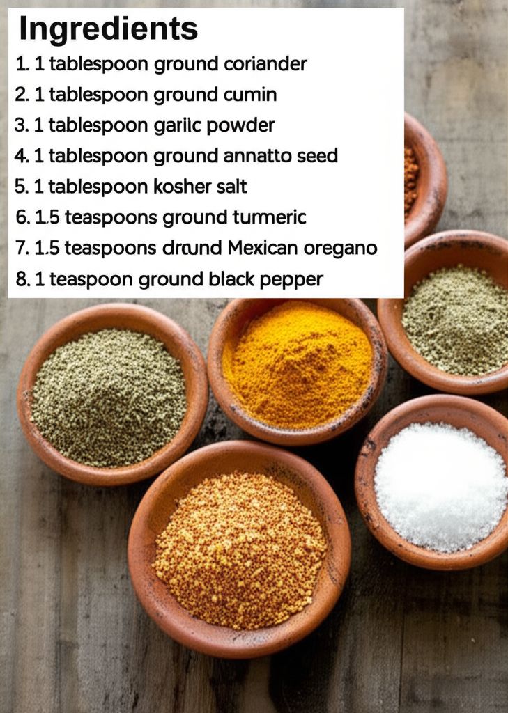 Homemade Sazon Seasoning