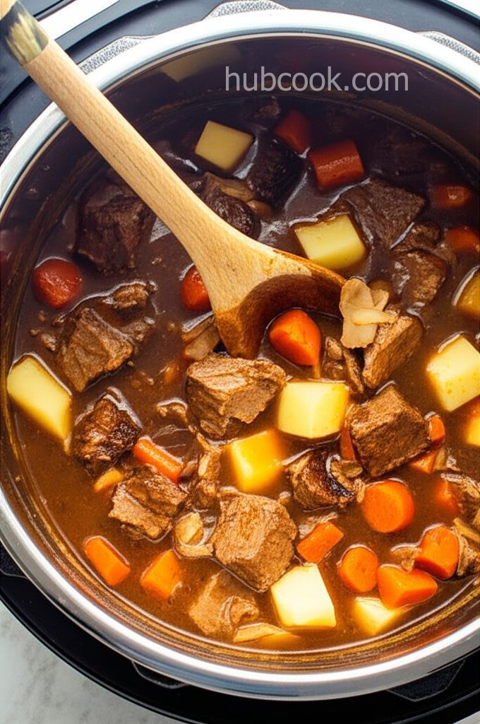 Instant Pot Beef Stew with Frozen Meat