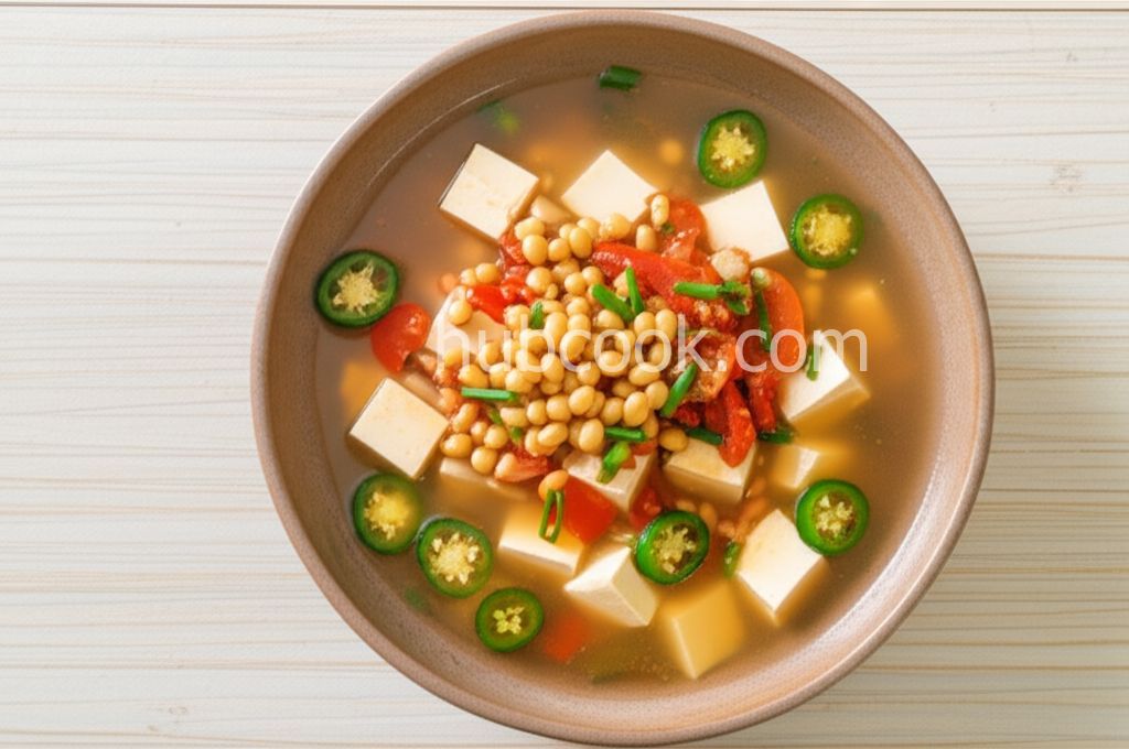 Korean Doenjang-Jjigae (Soybean Paste Soup)