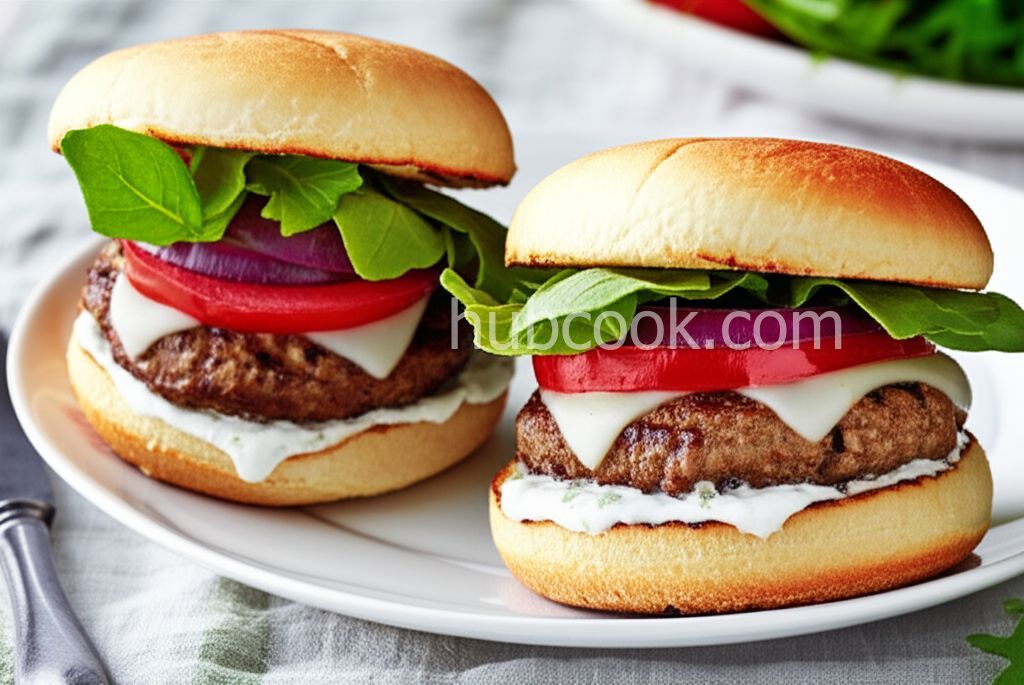 Mediterranean Lamb Burgers