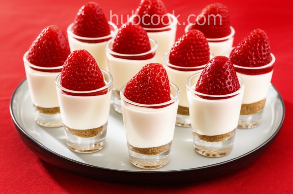 Strawberry Cheesecake Jell-O Shots