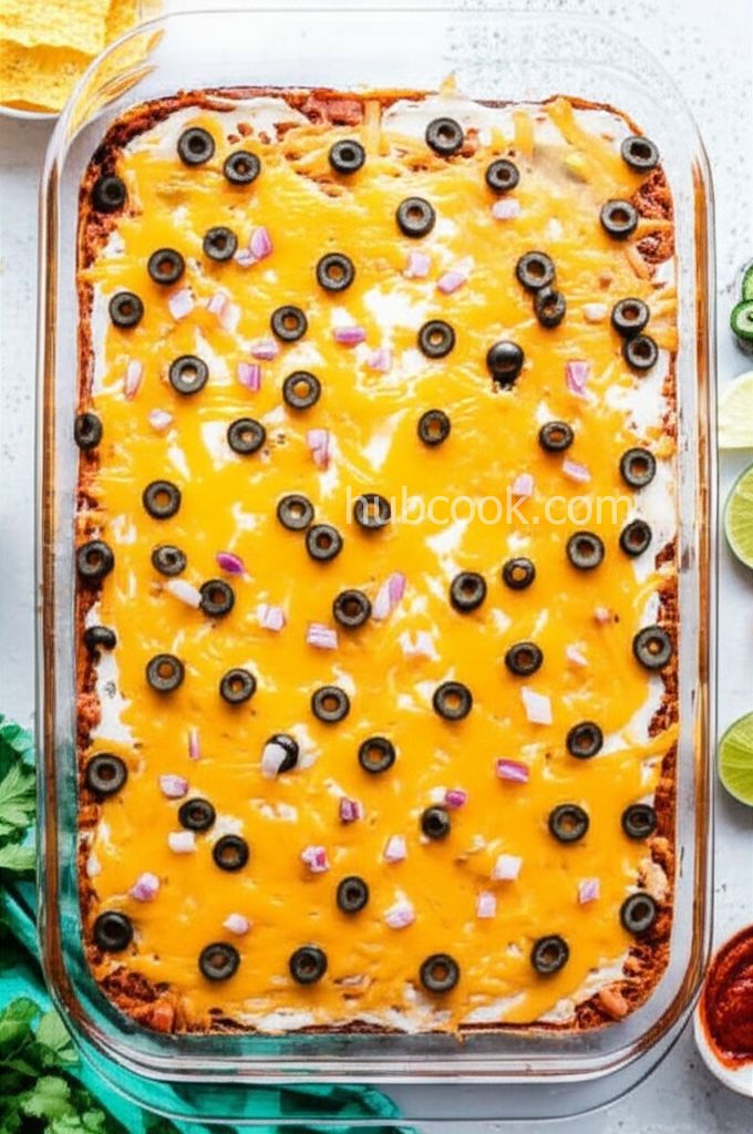 Taco Dip with Refried Beans