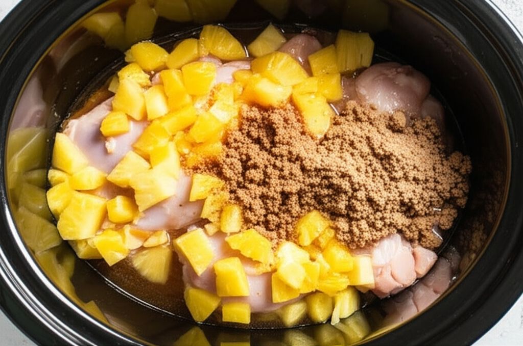 Take The Night Off Slow Cooker Pineapple Chicken