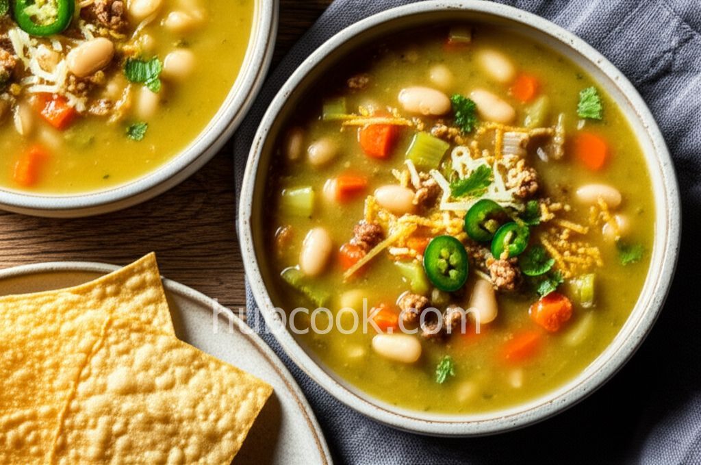 White Bean and Tomatillo Soup