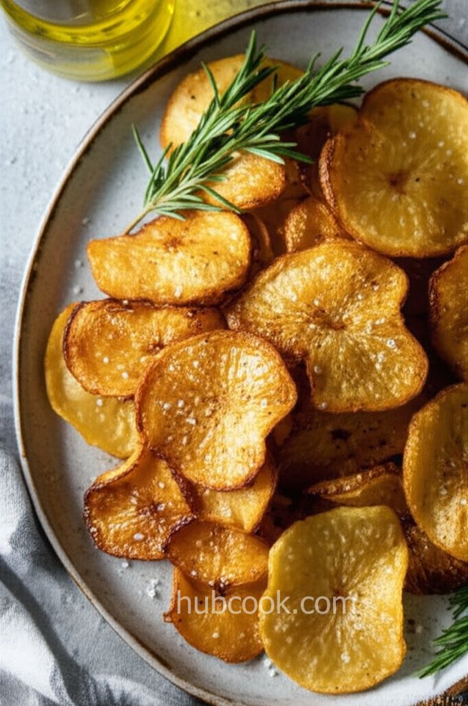 Baked Taro Chips