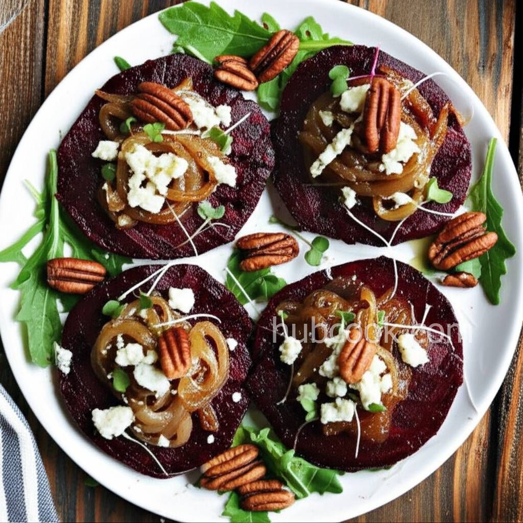 Beet Salad with Pecans and Blue Cheese