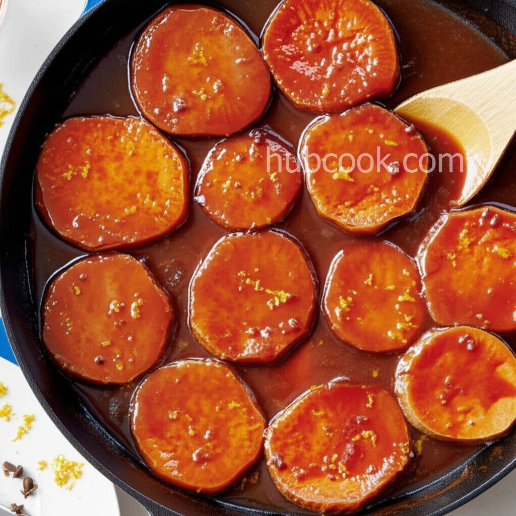 Candied Sweet Potatoes with Orange Juice