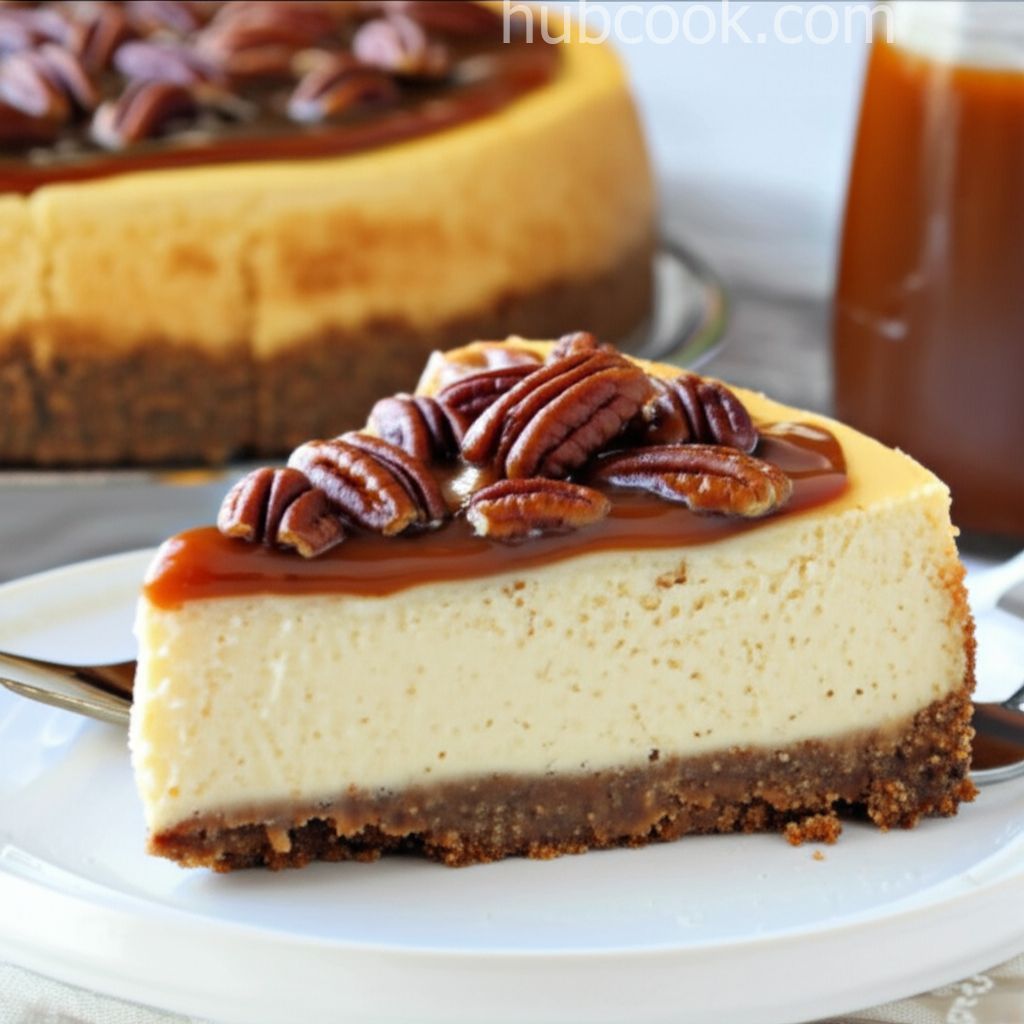 Caramel Pecan Cheesecake
