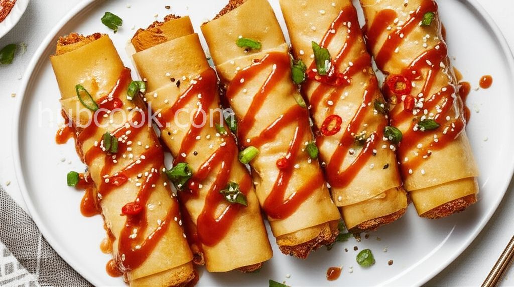 Chili Crab Stuffed Rice Noodles