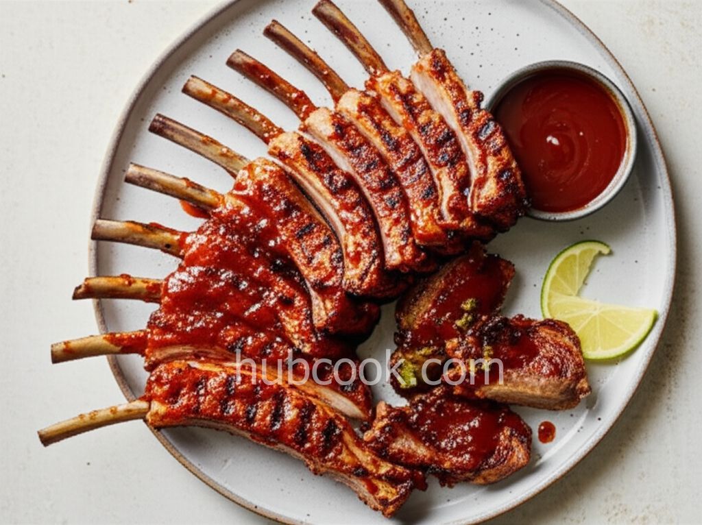 Korean Barbecued Rack of Lamb