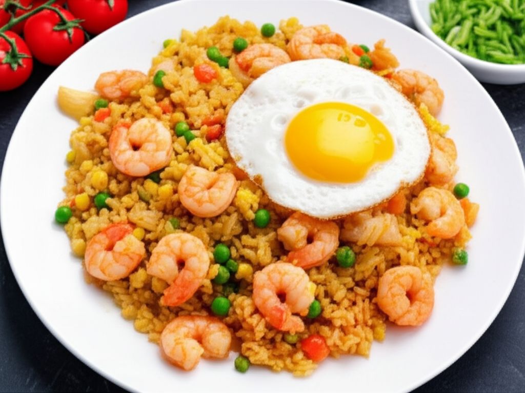 Korean Saewoo Bokkeumbap (Shrimp Fried Rice)