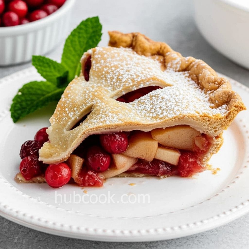 Mom's Apple Cranberry Pie