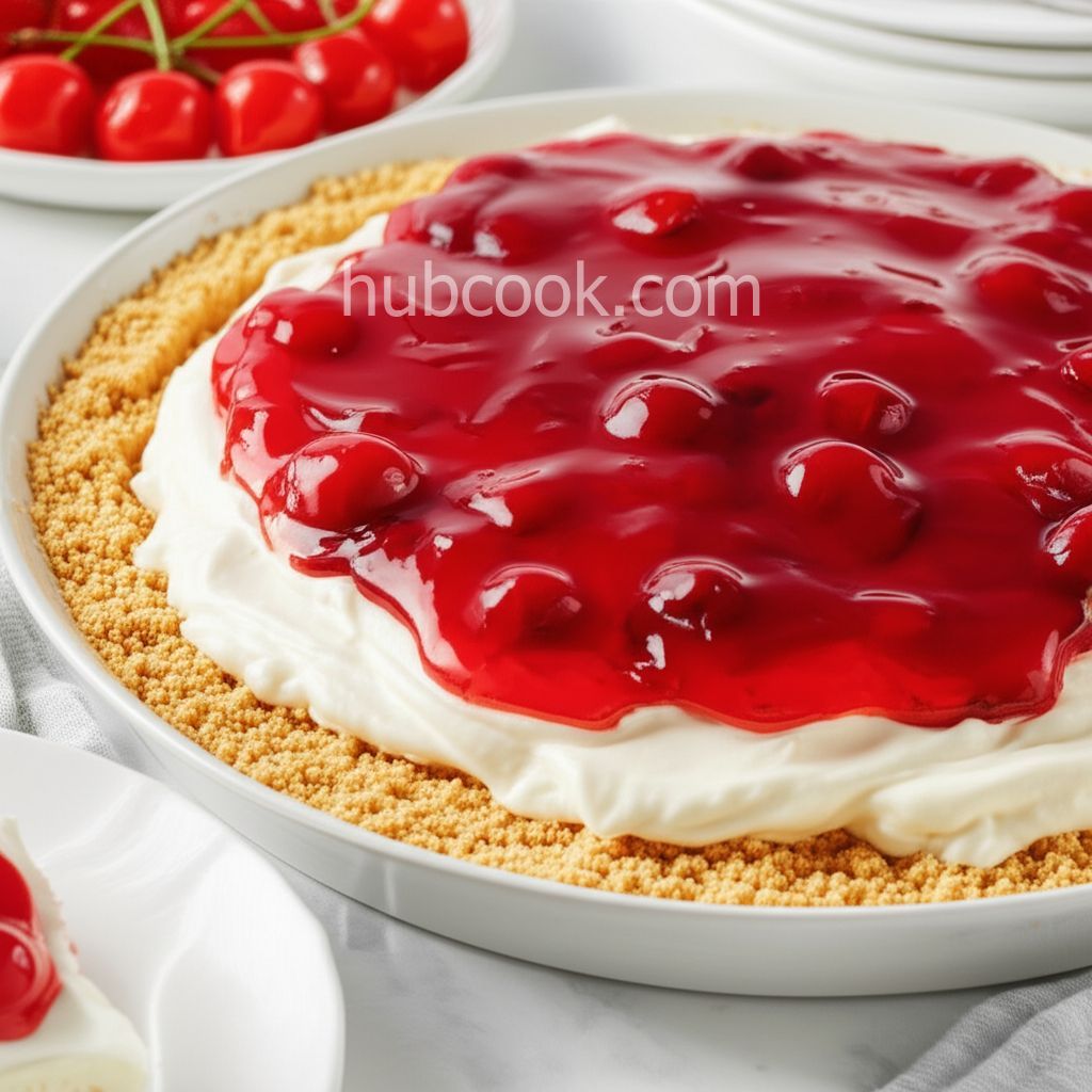 No-Bake Cherry Cheese Pie