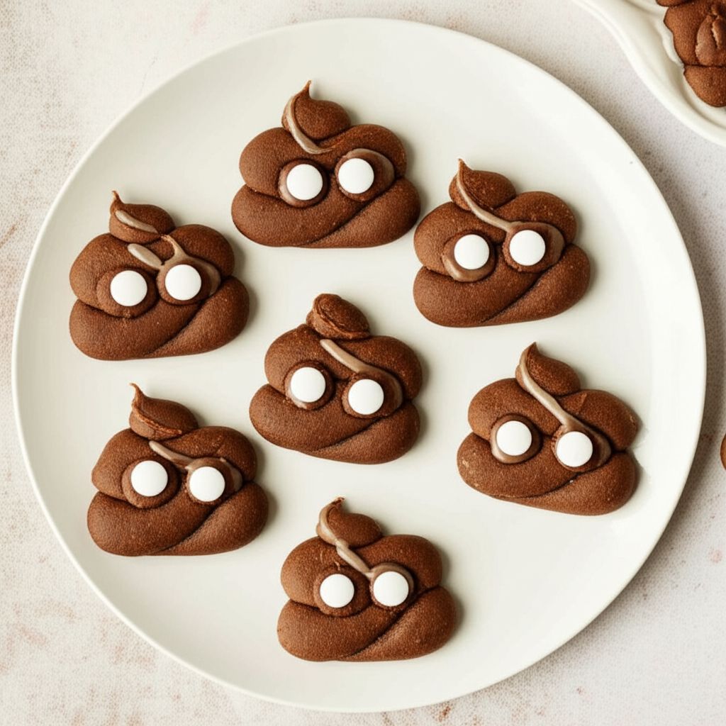 Poop Emoji Cookies