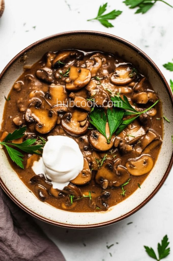 Red Wine and Mushroom Ragout
