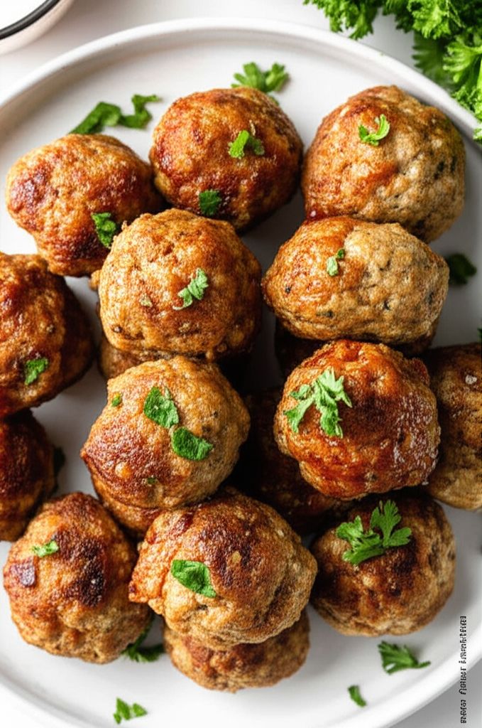 Spicy Chicken Zucchini Meatballs